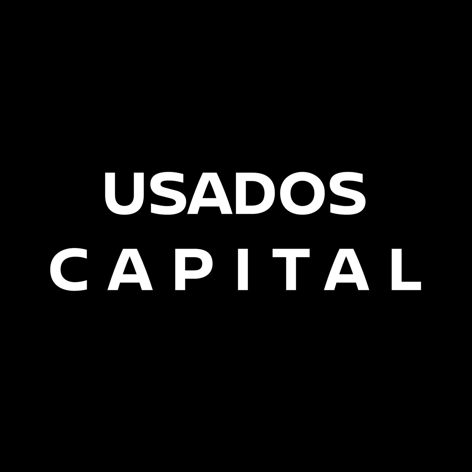 logo capital usados social negro